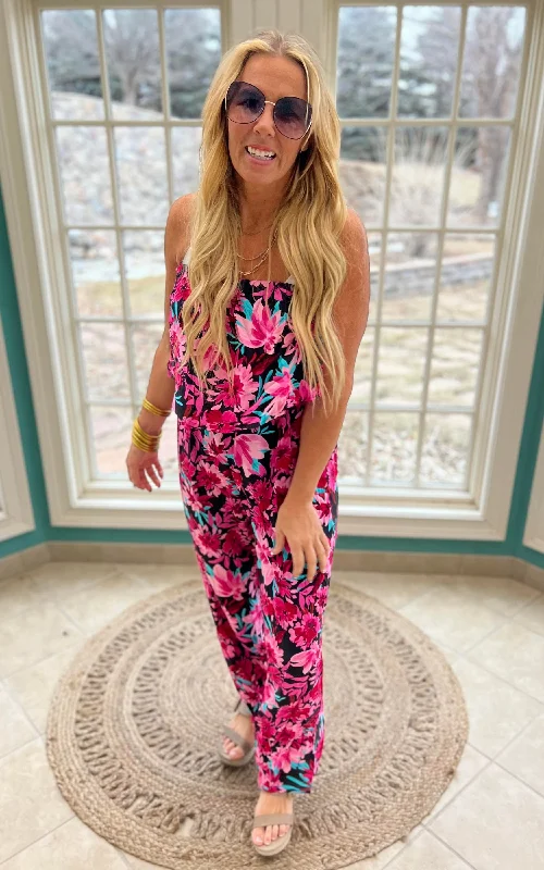 Emily Wonder Printed Jumpsuit - Final Sale