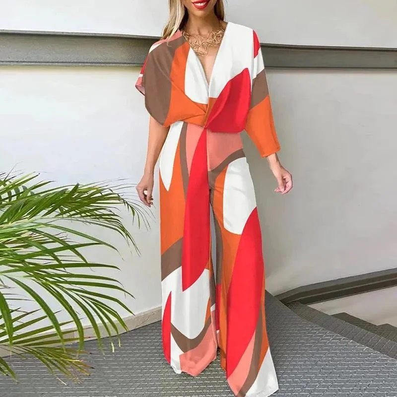 Ivanka Abstract Jumpsuit