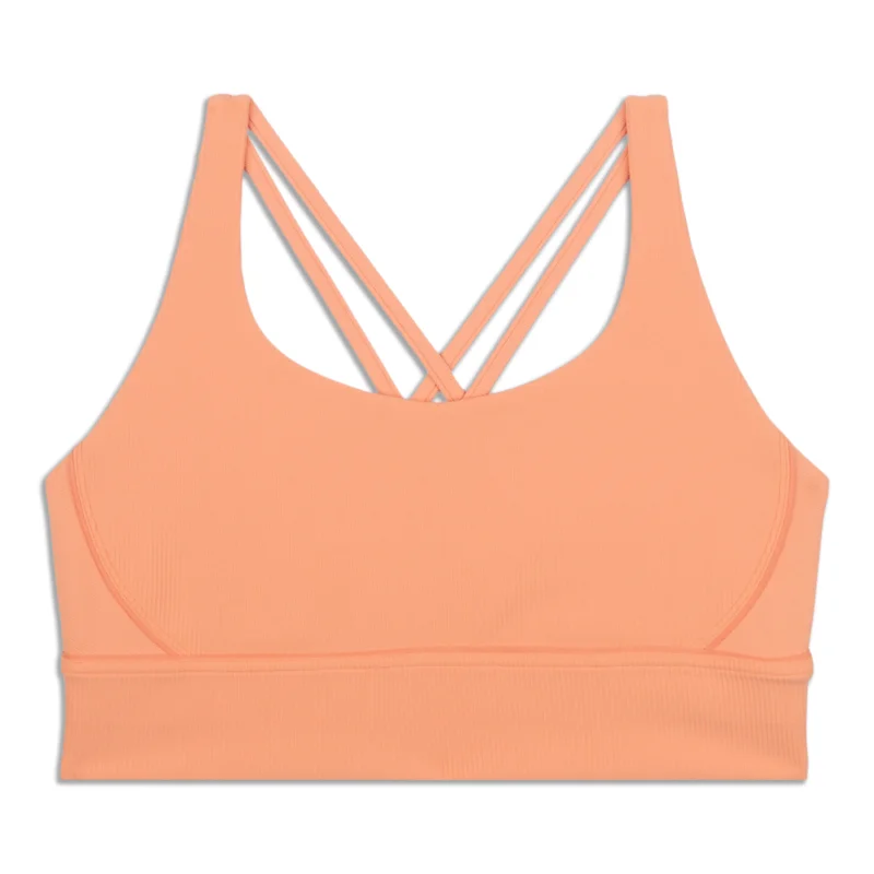 lululemon Energy Ribbed Longline Bra Medium Support, B–D Cups - Resale