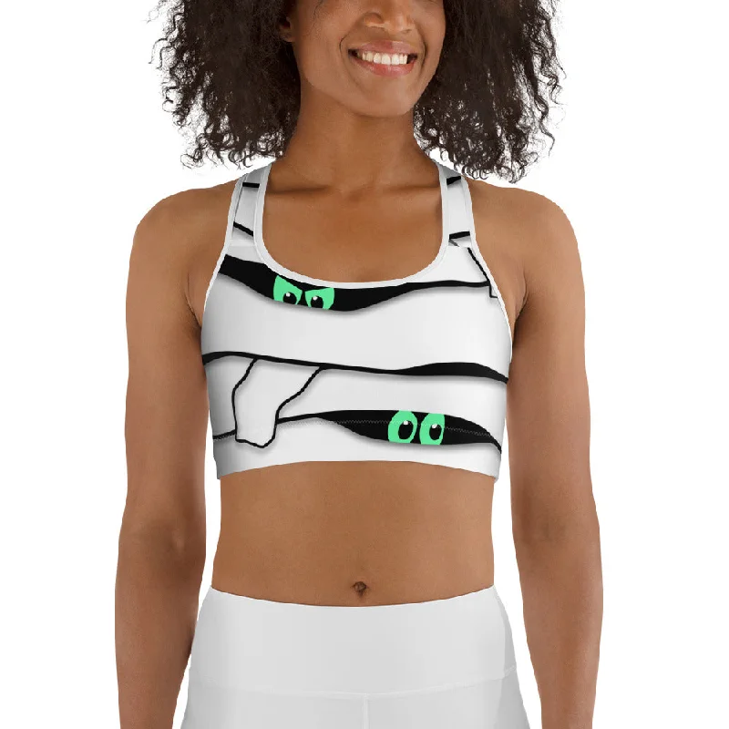 Peek-a-Boo Mummy Sports Bra