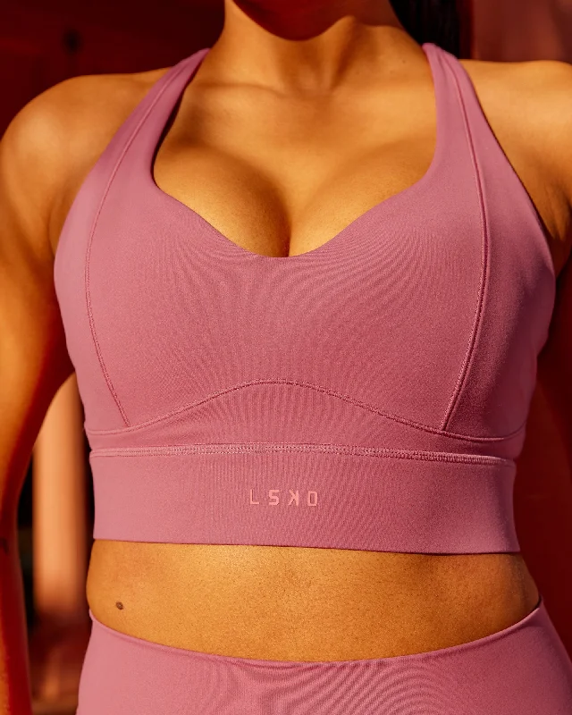 Sculpt Sports Bra - Mauve Haze