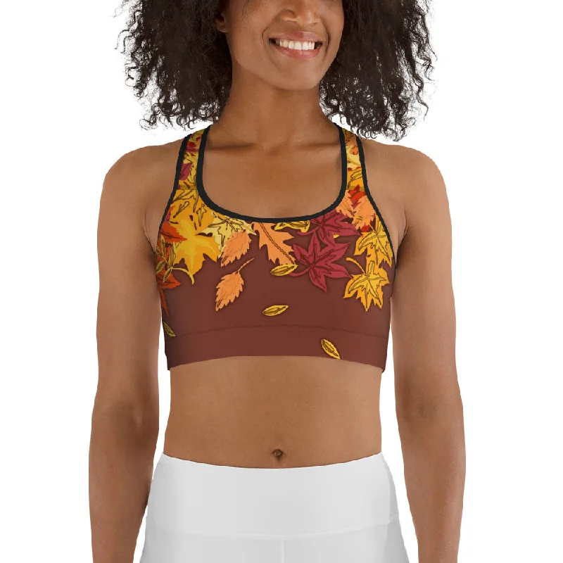 Thanksgiving Vibes Sports Bra