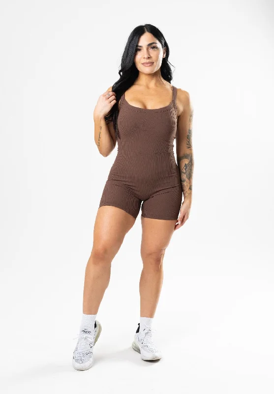 CloudRib™ Strappy Sculptseam™ Shortsuit Coconut