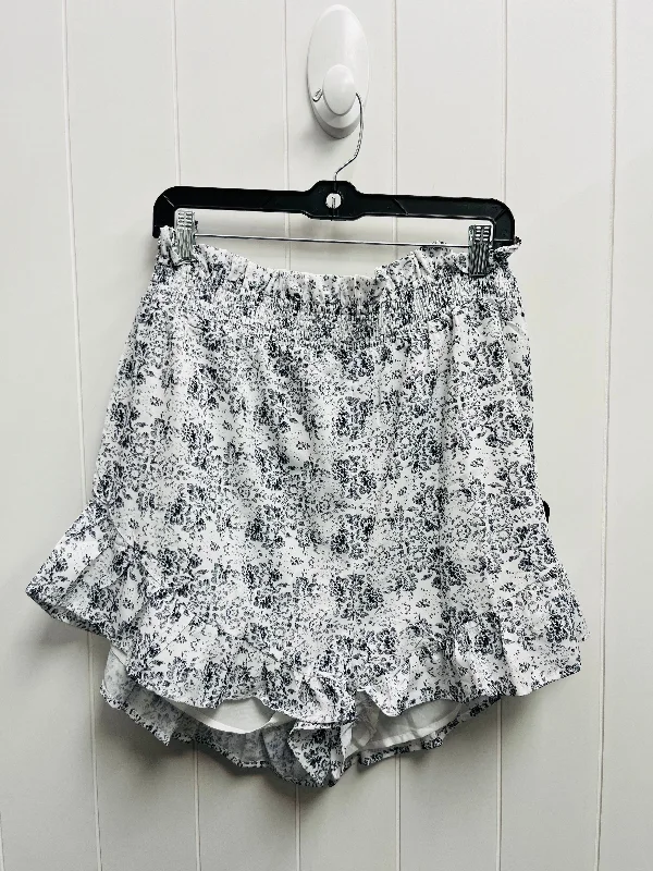 Shorts By Hayden La In Grey & White, Size: Xl