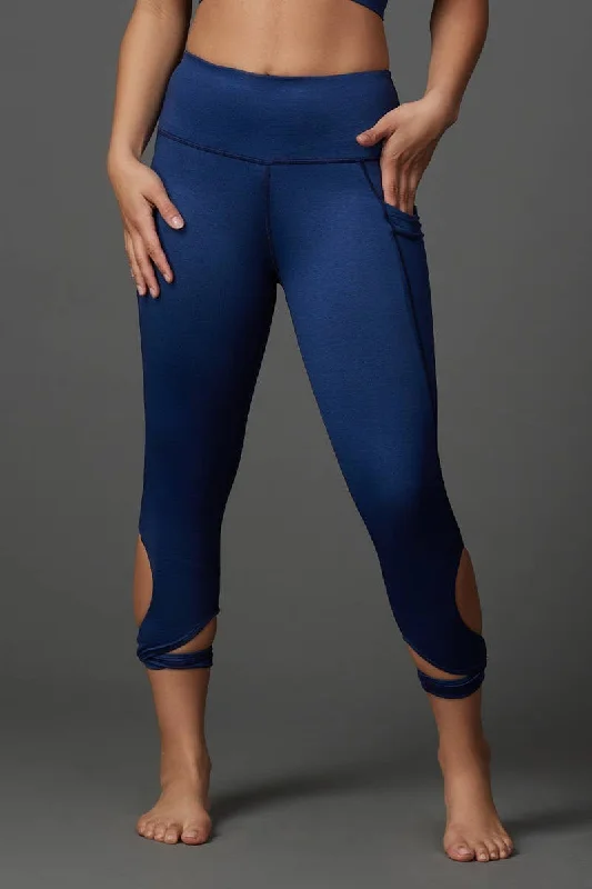 Meritt Legging in Navy HeatherFlex - FINAL SALE